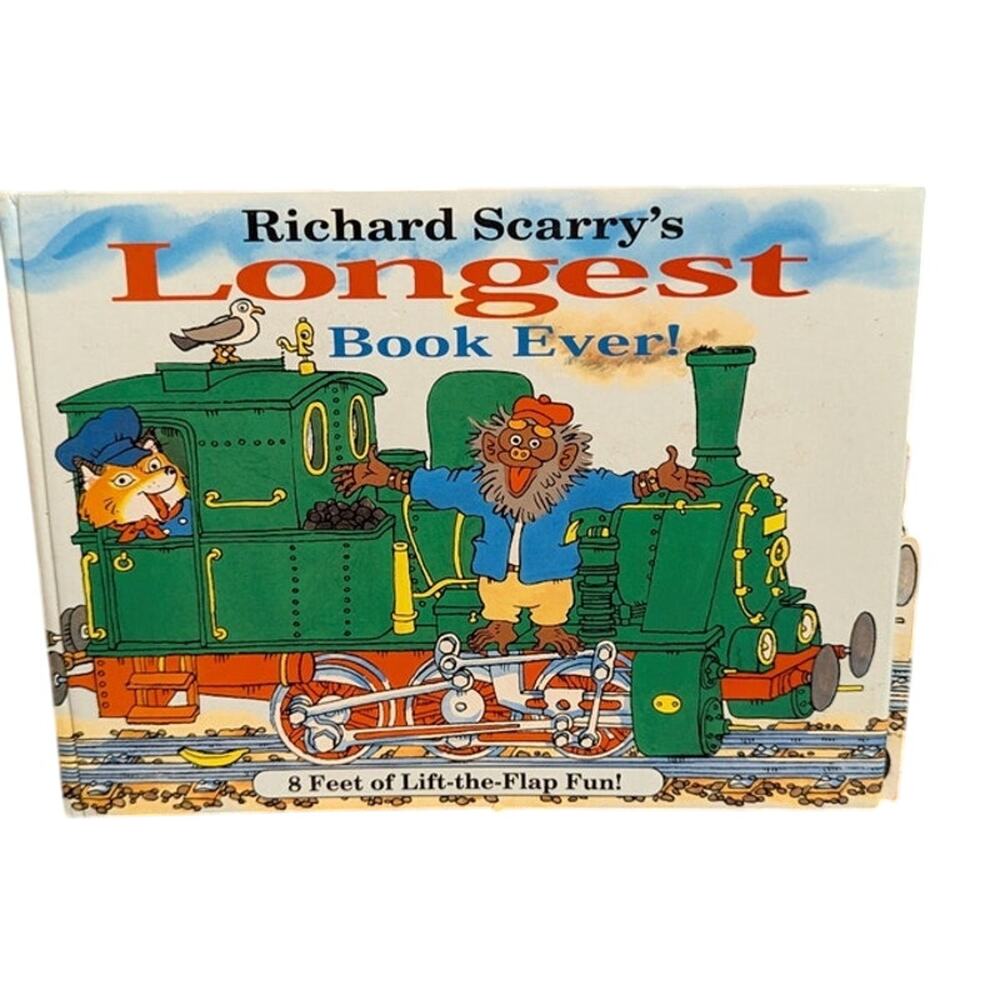 Richard Scarry's Longest Book Ever!:  8 Feet of Lift-the-Flap Fun!  1995